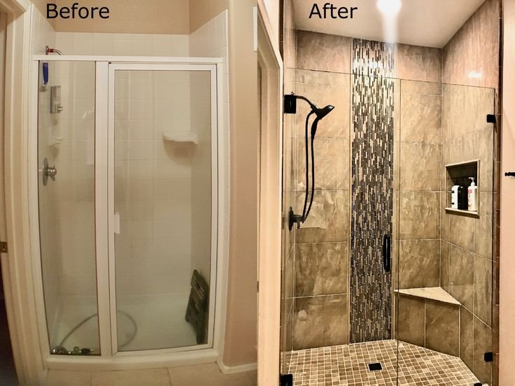 before and after bathroom